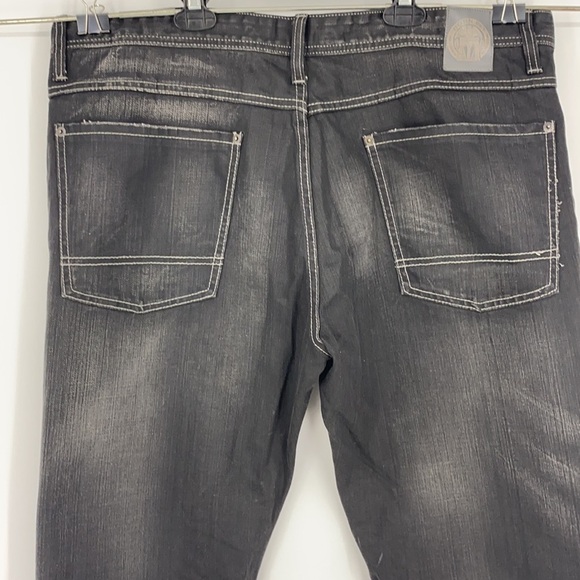 Born Fly Co button fly straight leg jeans SZ 40 - Picture 3 of 13